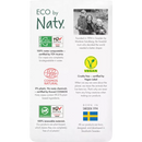 Naty Lingettes humides ECO jetables dans les toilettes (3x56 pièces), 168 pièces