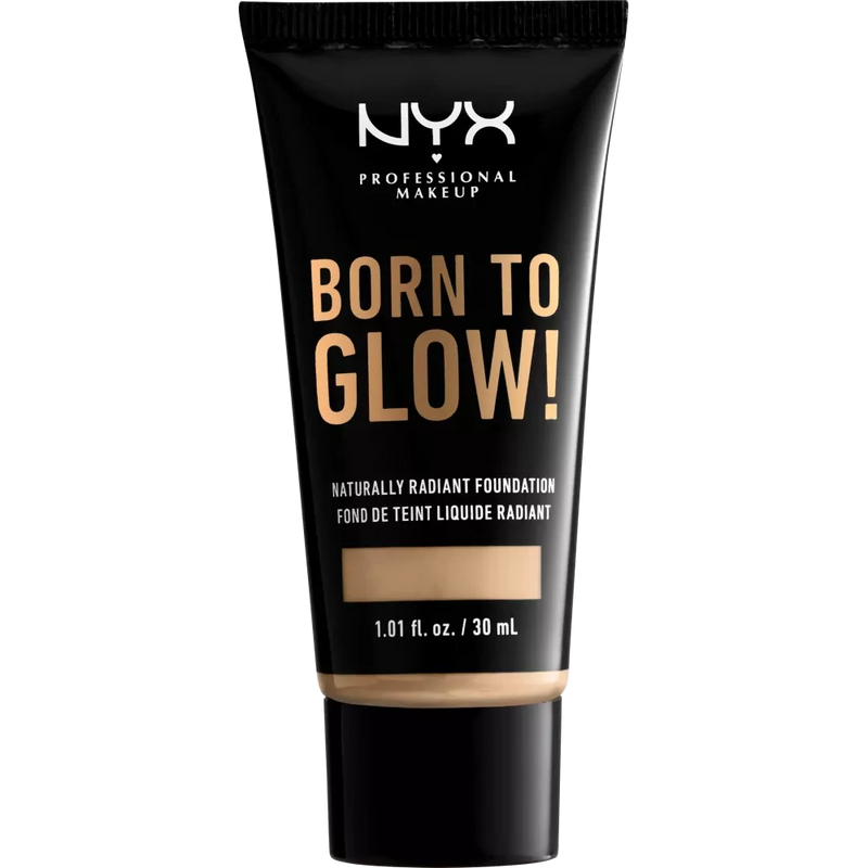 NYX PROFESSIONAL MAKEUP Foundation Born To Glow Natuurlijk Stralend Warm Vanille 06.3, 30 ml