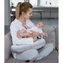 Motherhood Voedingskussen grijs motief ruit, 1 stuk