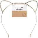 ebelin Serre-tête oreilles de chat avec strass, 1 pièce