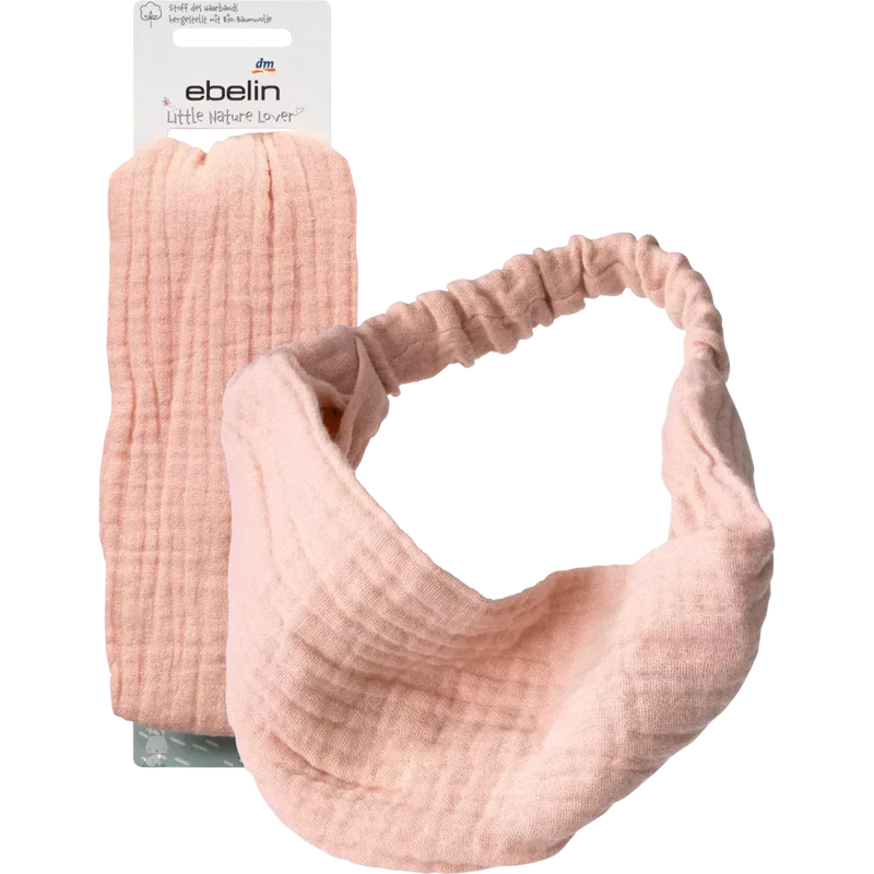 Bandeau pour cheveux ebelin - Bandeau en tissu en coton biologique, 1 pièce.