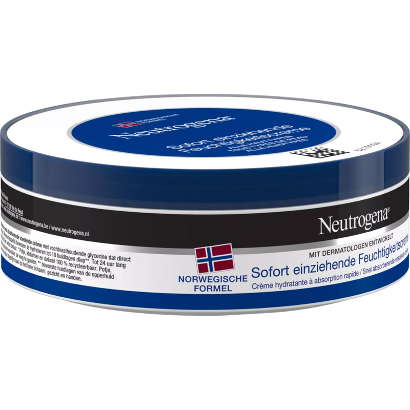 Neutrogena Nourishing Cream Onmiddellijk absorberende vochtinbrengende crème, 200 ml