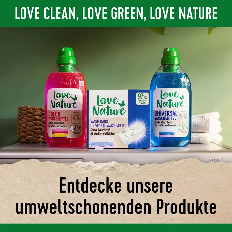 Love Nature Wasmiddel voor zwaar gebruik Wash Bars alpine fresh, 20 Wl