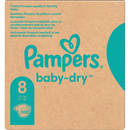 Pampers Luiers Baby Dry Gr.8 Extra Large, 17+kg, maandbox, 100 stuks