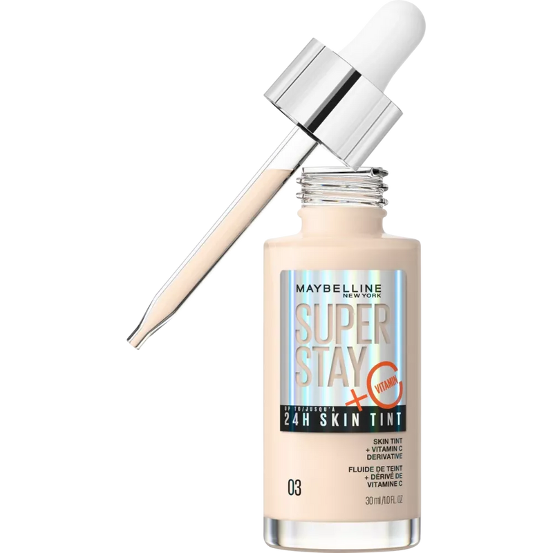 Maybelline New York Foundation Super Stay 24H Skin Tint 03, 30 ml