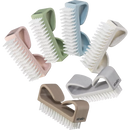 ebelin Brosse à ongles avec manche - corps de brosse composé à 50 % de paille de blé et à 50 % de plastique recyclé, 1 pièce.