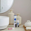 Déodorant anti-transpirant NIVEA Roll-on noir et blanc transparent, 50 ml