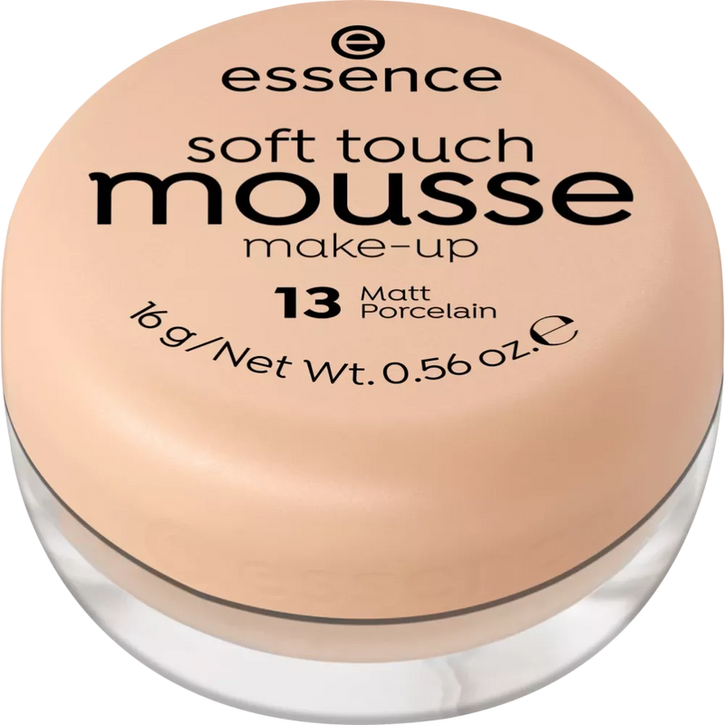 essence cosmetics Make-up soft touch mousse mat porselein 13, 16 g