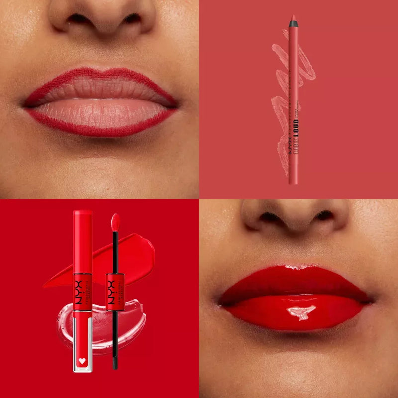NYX PROFESSIONAL MAKEUP Crayon à lèvres Line Loud 11 Rebel Red, 1,2 g