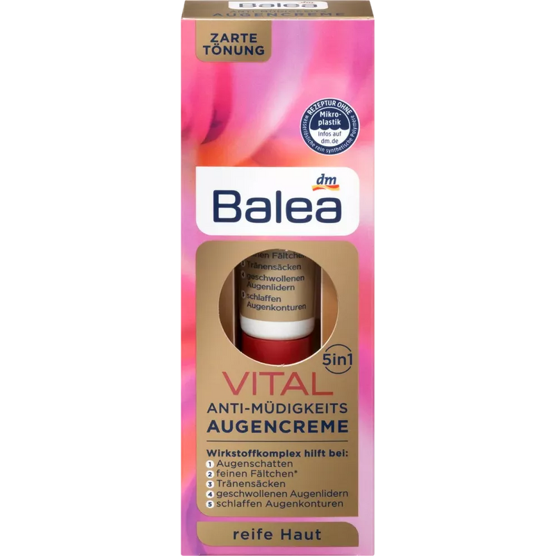Balea Vital 5in1 Anti-vermoeidheids oogcrème, 15 ml