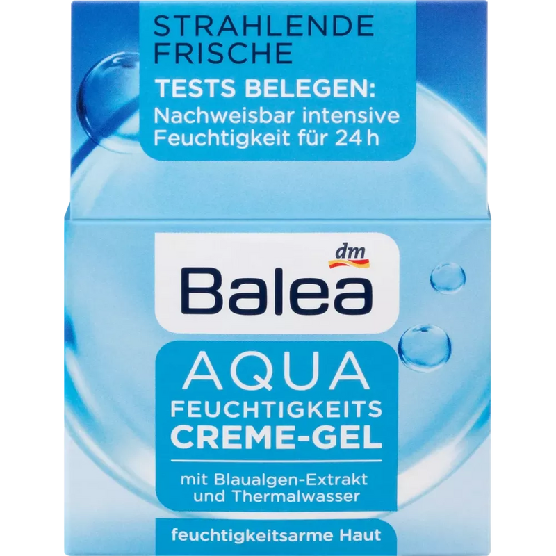 Balea Dagcrème Aqua Hydraterende Crème Gel, 50 ml