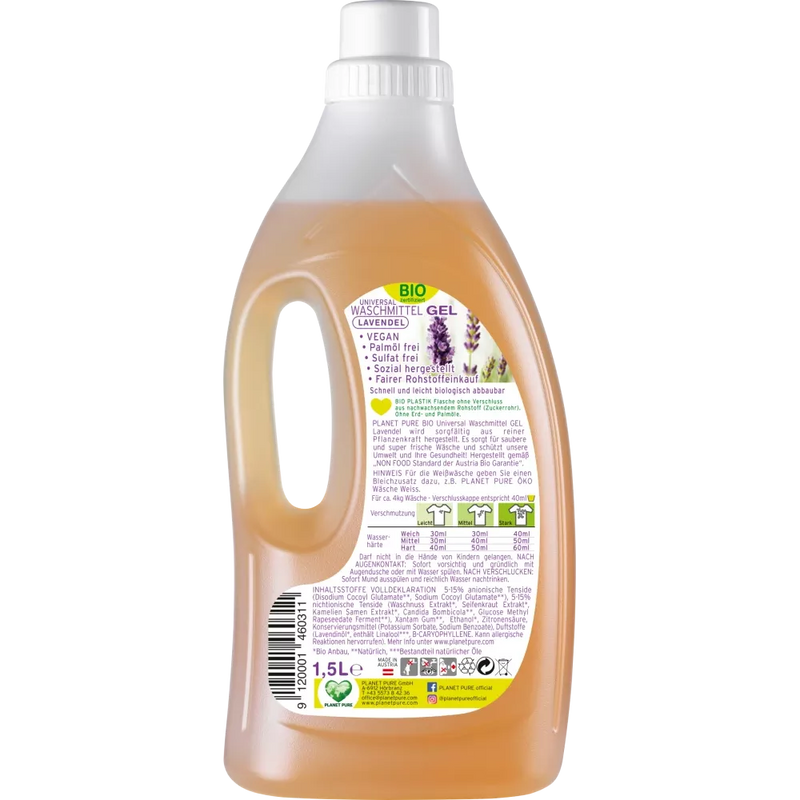 Planet Pure Wasgel Universeel Verse Lavendel, 37 Wl