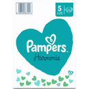 Couches Pampers Harmonie taille 5 Junior (11-16 kg), boîte mensuelle, 152 pièces.