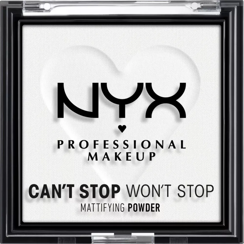 NYX PROFESSIONAL MAKEUP Poeder Can't Stop Won't Stop matterend verhelderend transparant 11, 6 g