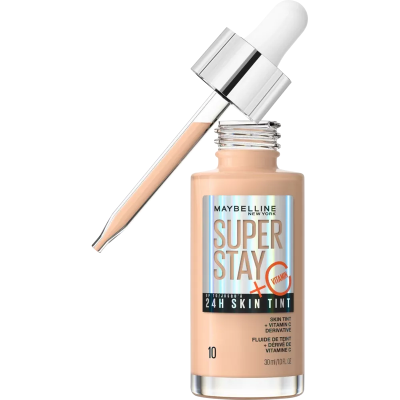 Maybelline New York Foundation Super Stay 24H Skin Tint 10, 30 ml