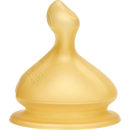 Nuk Kleppenspeen First Choice Plus Latex, 0-6 maanden, gatgrootte M (melk), 2 st.
