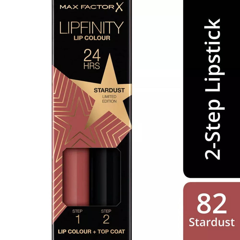 MAX FACTOR Lipstick Lipfinity Lip Colour Rising Stars Collectie Stardust 82, 1 stuk