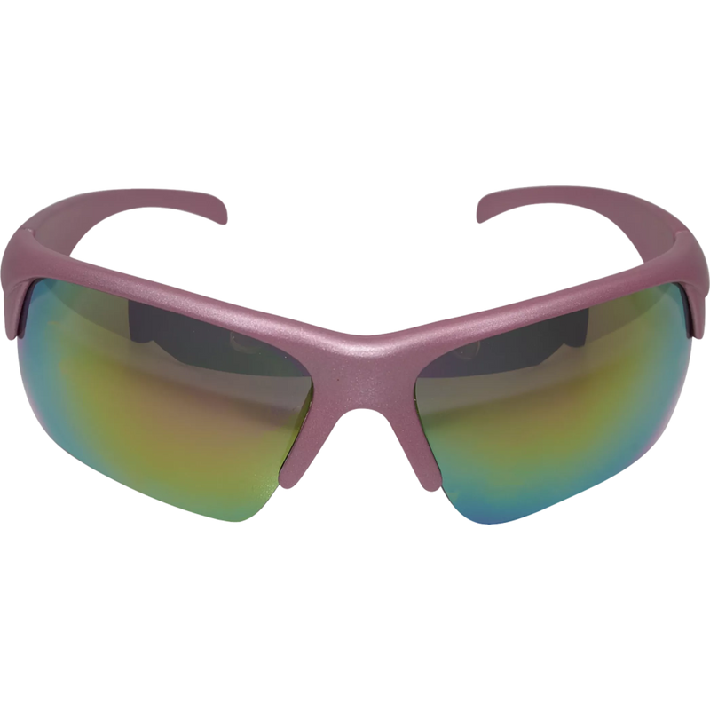 SUNDANCE Sportbril in roze metallic met spiegelende glazen, 1 stuk