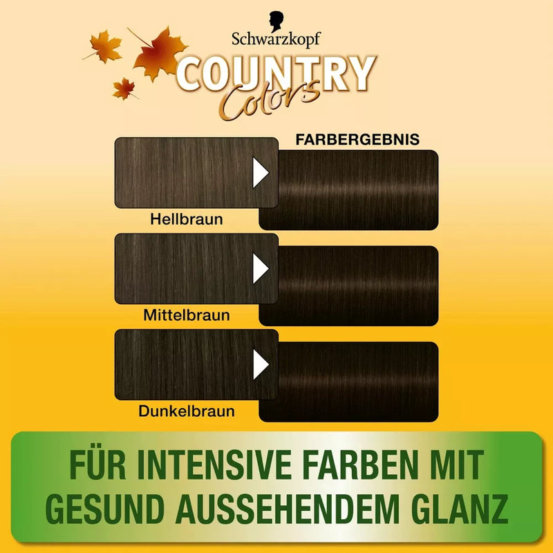 Schwarzkopf Country Colors Intensieve tint 70 Brazilië donkerbruin, 1 st.
