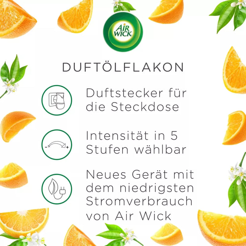 AirWick Luchtverfrisser Geurstok Citrus navulling, 19 ml