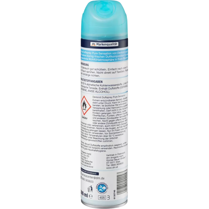 Denkmit Luchtverfrisser Spray Pure Sensation, 300 ml