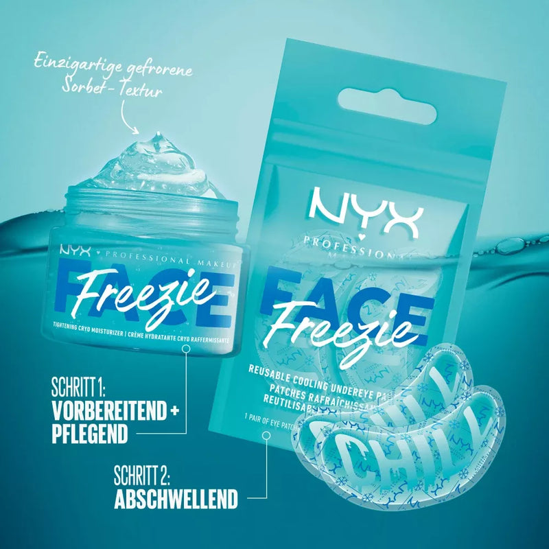 NYX PROFESSIONAL MAKEUP Oogpads Face Freezie herbruikbare verkoelende ooglapjes 01, 1 st