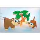 Christophorus Das Ausschneide-Bastelbuch Wilde Tiere, 1 pièce