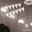 lumilu Lumilu lampenketting Wolken