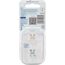 Sucette en silicone babylove, symétrique, jaune/vert, taille 1, 0-6 mois, 2 pièces.