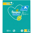 Lingettes humides Pampers Fresh Clean (15 x 80 lingettes), pack économique, 1 200 lingettes