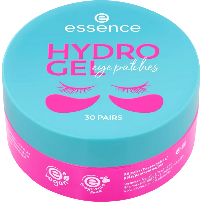 essence Oogkompressen Hydro Gel (30 paar), 60 stuks.