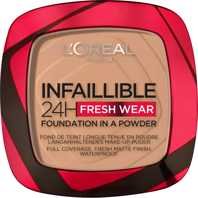 L'ORÉAL PARIS   Make-up poeder Infaillible 24H Fresh Wear 220 Sand, 9 g