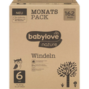 babylove Luiers nature maat 6, XXL, 15-20 kg, maandbox, 162 stuks