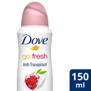 Dove Deo Spray Antisudorifique Go Fresh Grenade &amp; Verveine Citronnée, 150 ml