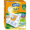 Sac pour aspirateur Swirl S67 MicroPor Plus avec 1 filtre, 4 pièces