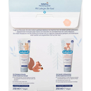 Coffret cadeau babylove avec extrait d'hamamélis biologique, lotion visage et corps 2 en 1 et shampooing et douche 2 en 1, 1 pièce.