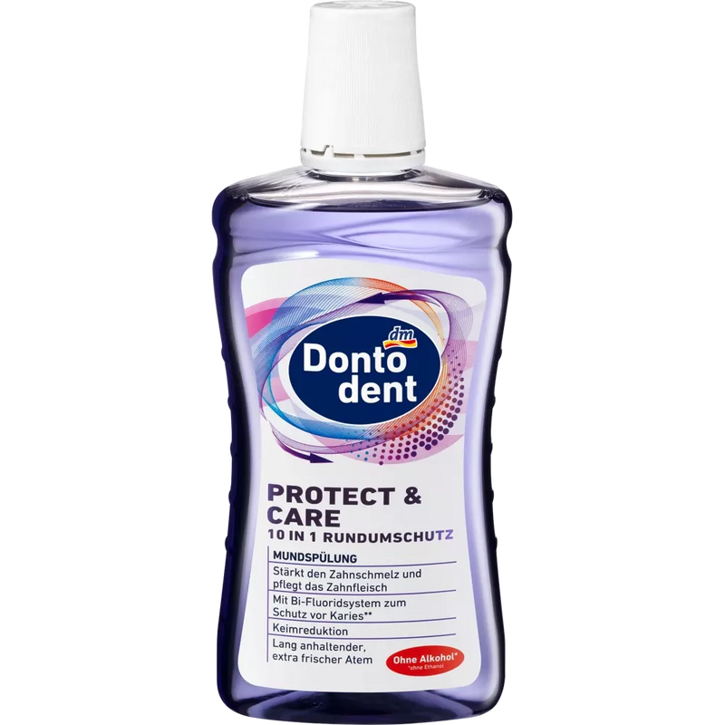 Dontodent Mondspoeling Protect&Care 10 in 1 all-round bescherming, 500 ml