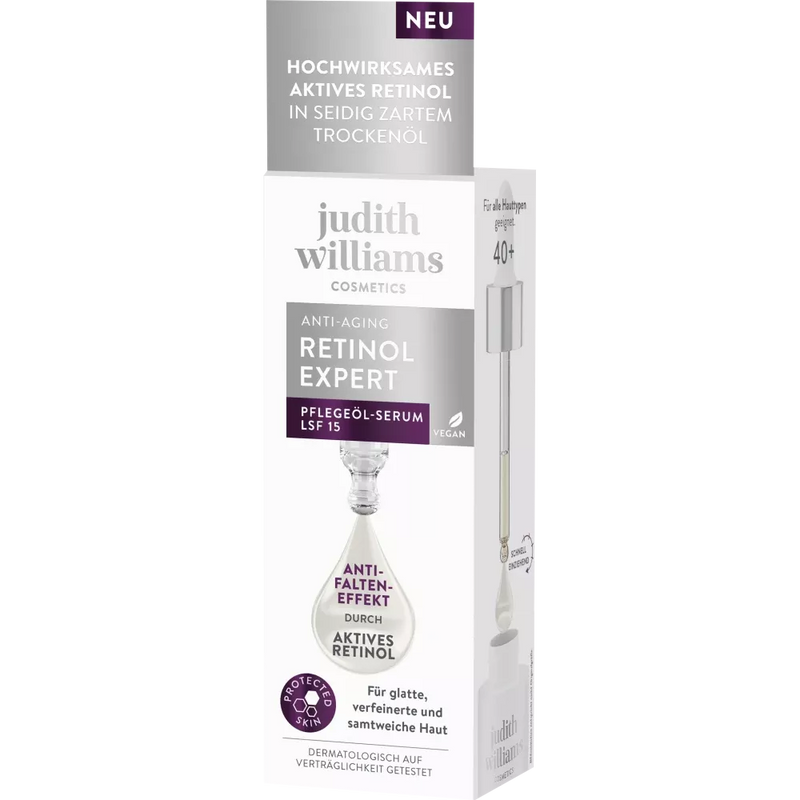 Judith Williams Serum Verzorgende Olie Retinol Expert met SPF 15, 30 ml