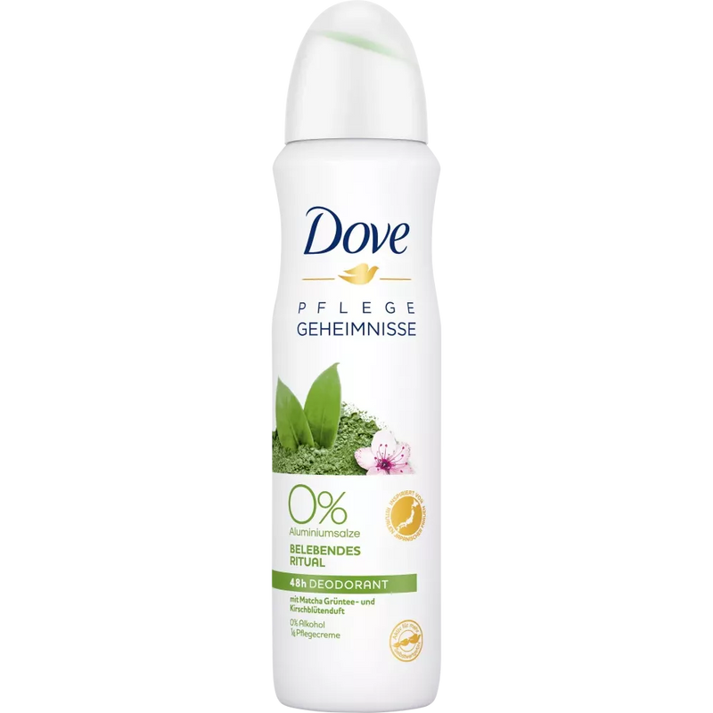 Dove Deo Spray Deodorant Care Secrets Matcha Groene Thee & Kersenbloesem, 150 ml