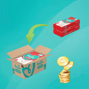 Pampers Nappy Pants Baby Dry Gr.7 Extra Large, 17+kg, Boîte Mensuelle, 104 Pièces