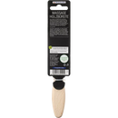 ebelin Brosse à cheveux naturels, brosse en bois naturel avec poils métalliques, 1 pièce.