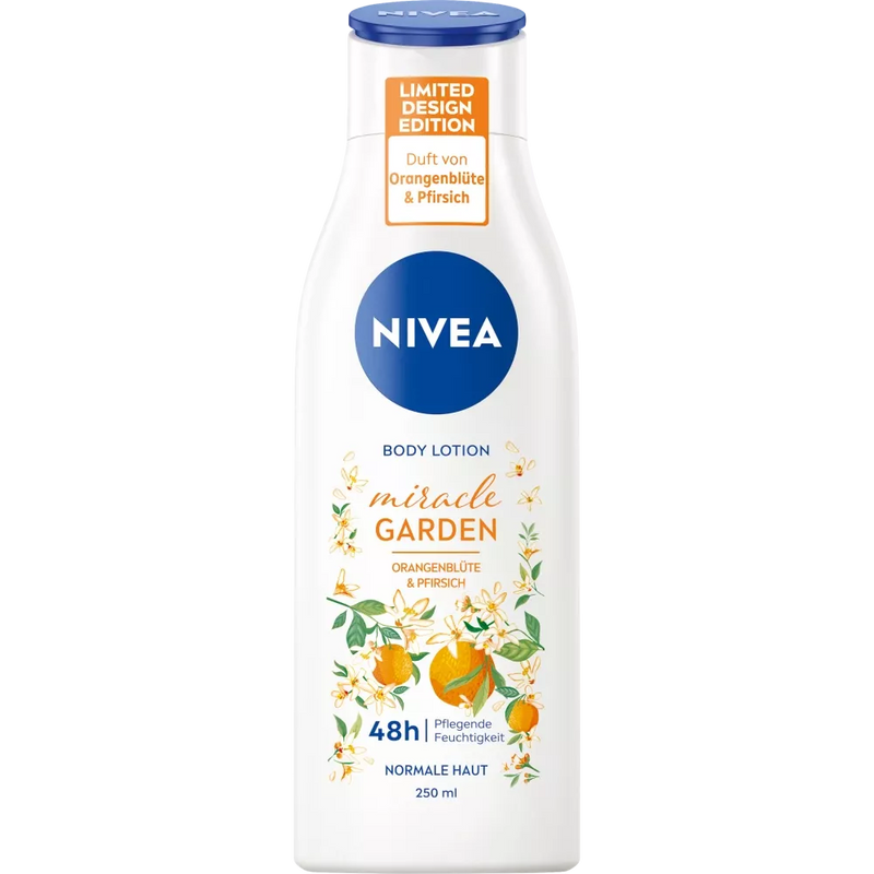 NIVEA Body Lotion miracle garden Sinaasappelbloesem & Perzik, 250 ml