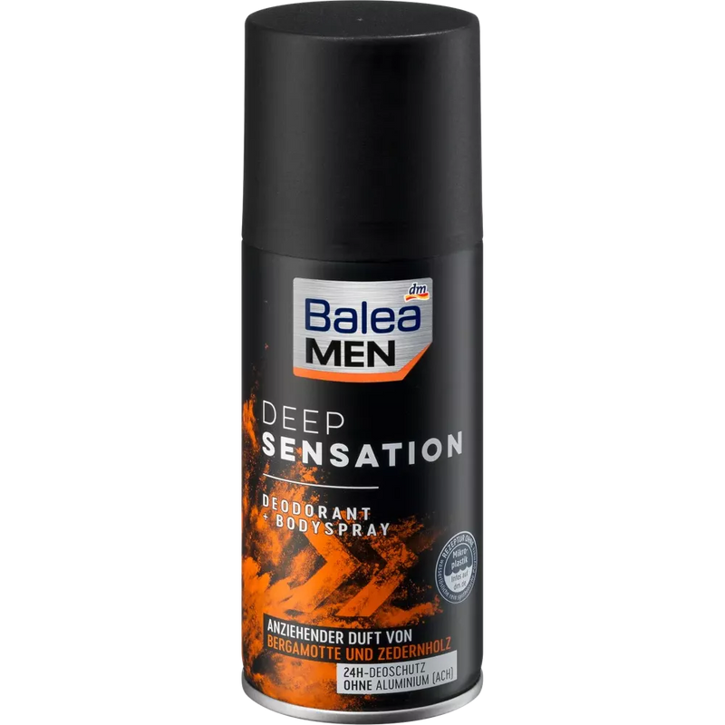 Balea MEN Deodorant + Body Spray Deep Sensation, 150 ml