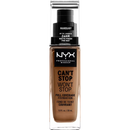 NYX PROFESSIONAL MAKEUP Fond de teint Can't Stop Won't Stop 24 heures Acajou 16, 30 ml