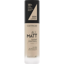 Fond de teint Catrice All Matt Shine Control 010 Beige clair neutre, 30 ml