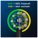 Oral-B PRO CrossAction borstels zwart, 4 stuks.