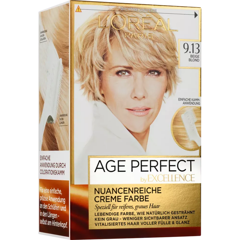 L'ORÉAL PARIS  EXCELLENCE CREME Haarkleur Age Perfect Beige Blond 9.13, 1 st.
