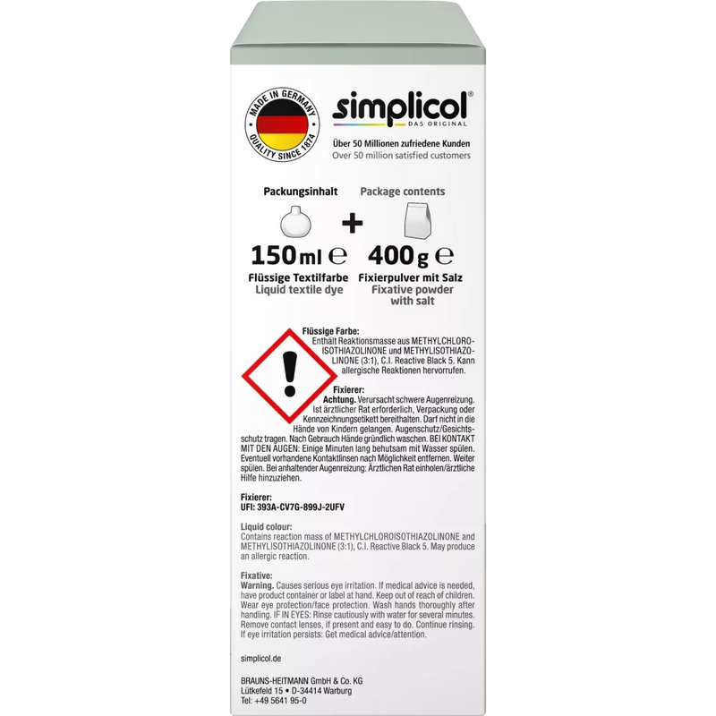 Simplicol Textielverf intensief saliegroen, 1 st