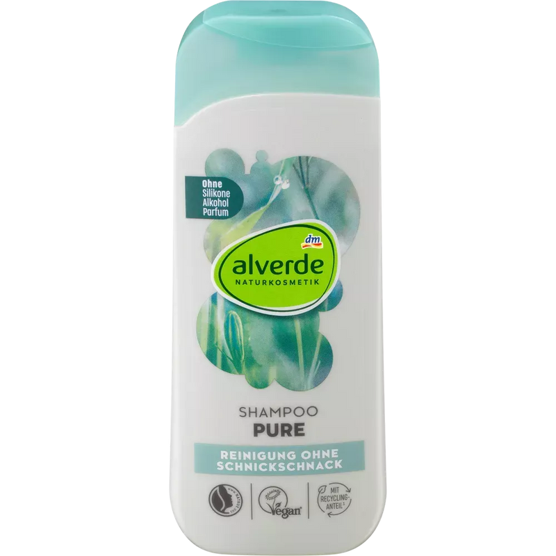 alverde NATURKOSMETIK Shampoo Pure, 200 ml