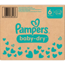 Couches Pampers Baby Dry Gr.6 Extra Large (13-18 kg), boîte mensuelle, 148 pièces.